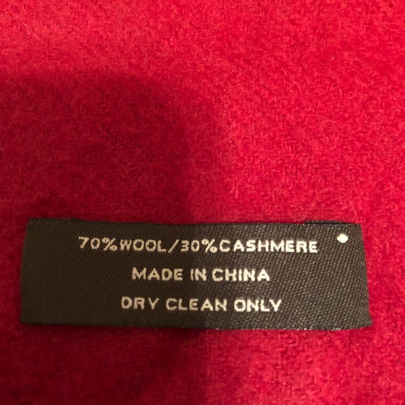 Coach Wool/Cashmere Scarf - Picture 3 of 3