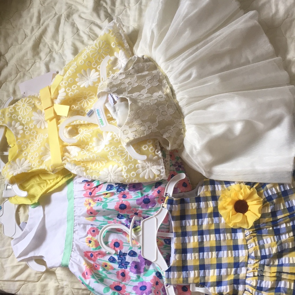 Selling as lot. Baby girl dresses