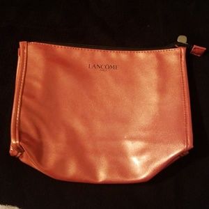 🤗Free w purchase🤗Lancome makeup travel bag coral
