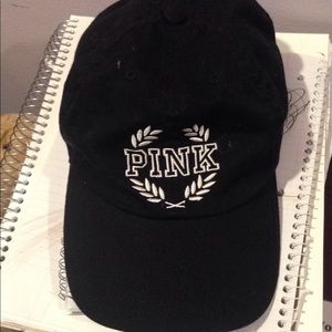 Black pink hat