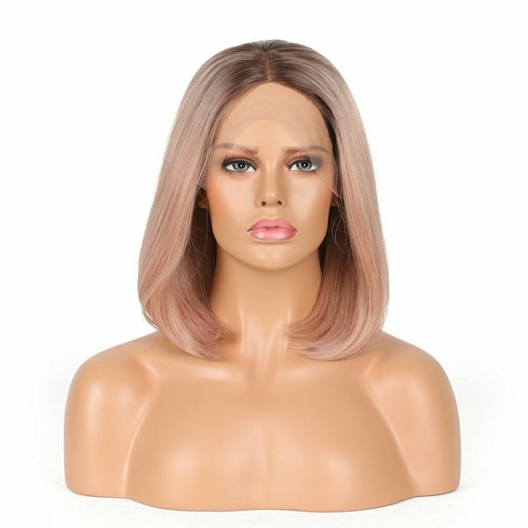 Ombre Pink Beauty LaceFront Wig main image 4