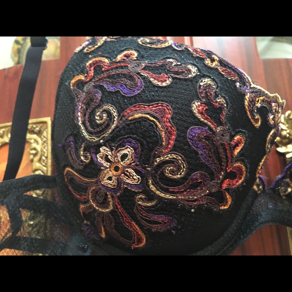 La Perla Paisley Pushup Bra 34В - Picture 5 of 9