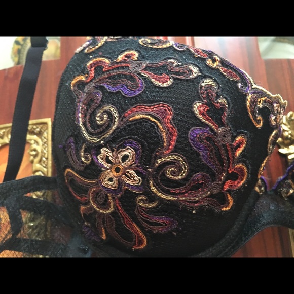 La Perla Paisley Pushup Bra 34В - Picture 5 of 9