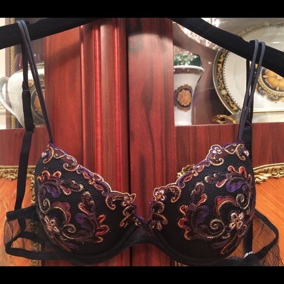 La Perla Paisley Pushup Bra 34В - Picture 6 of 9