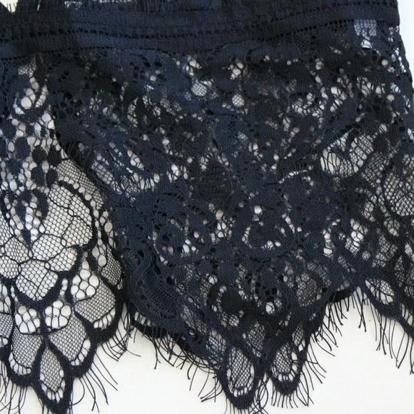 Farah Lace Bralette Top in Black  - Picture 4 of 5