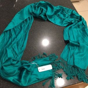 Teal scarf