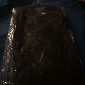 Black dress with shiny black sequins