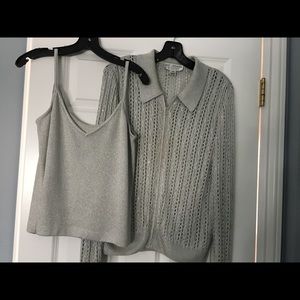St. John knit jacket with camisole
