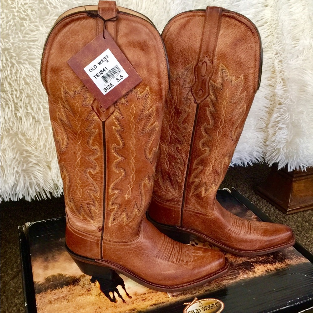 Old West cowboy boots - Picture 2 of 3