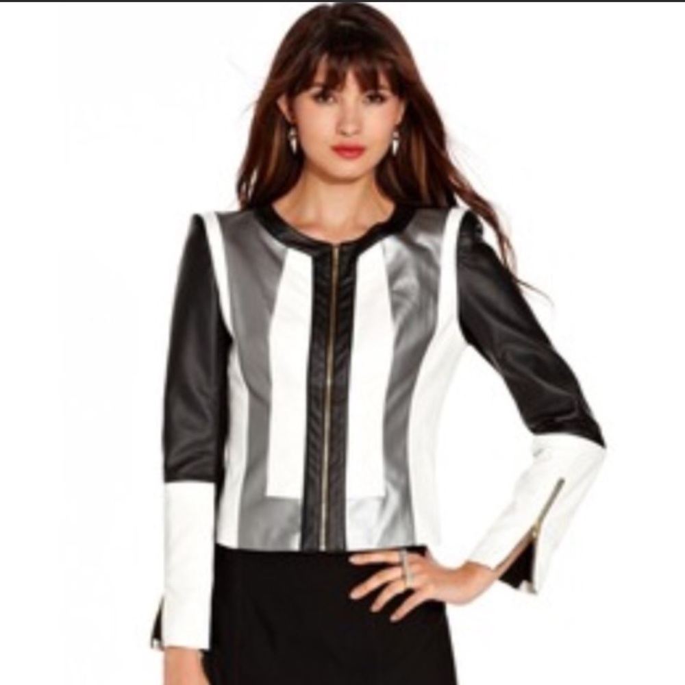 Xoxo faux leather jacket. New without tags.