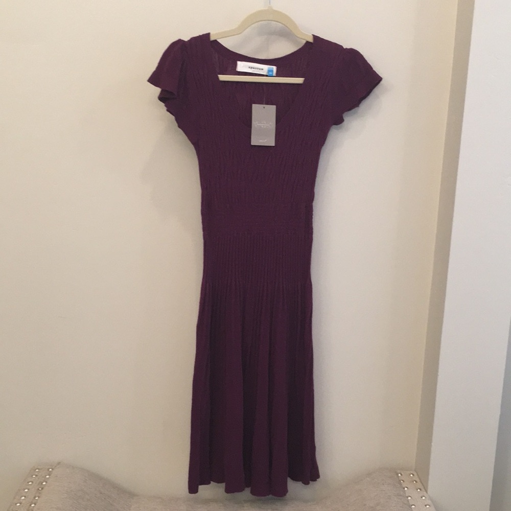 Anthropologie Dress by Sparrow xs color-Plum