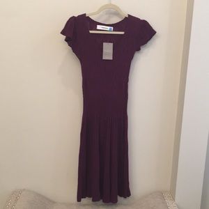 Anthropologie Dress by Sparrow xs color-Plum