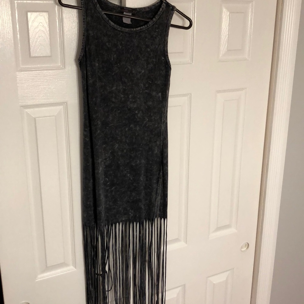 Fringe Midi Dress