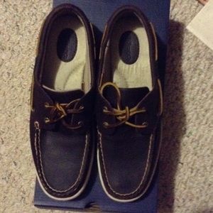 Bass sailer leather shoes