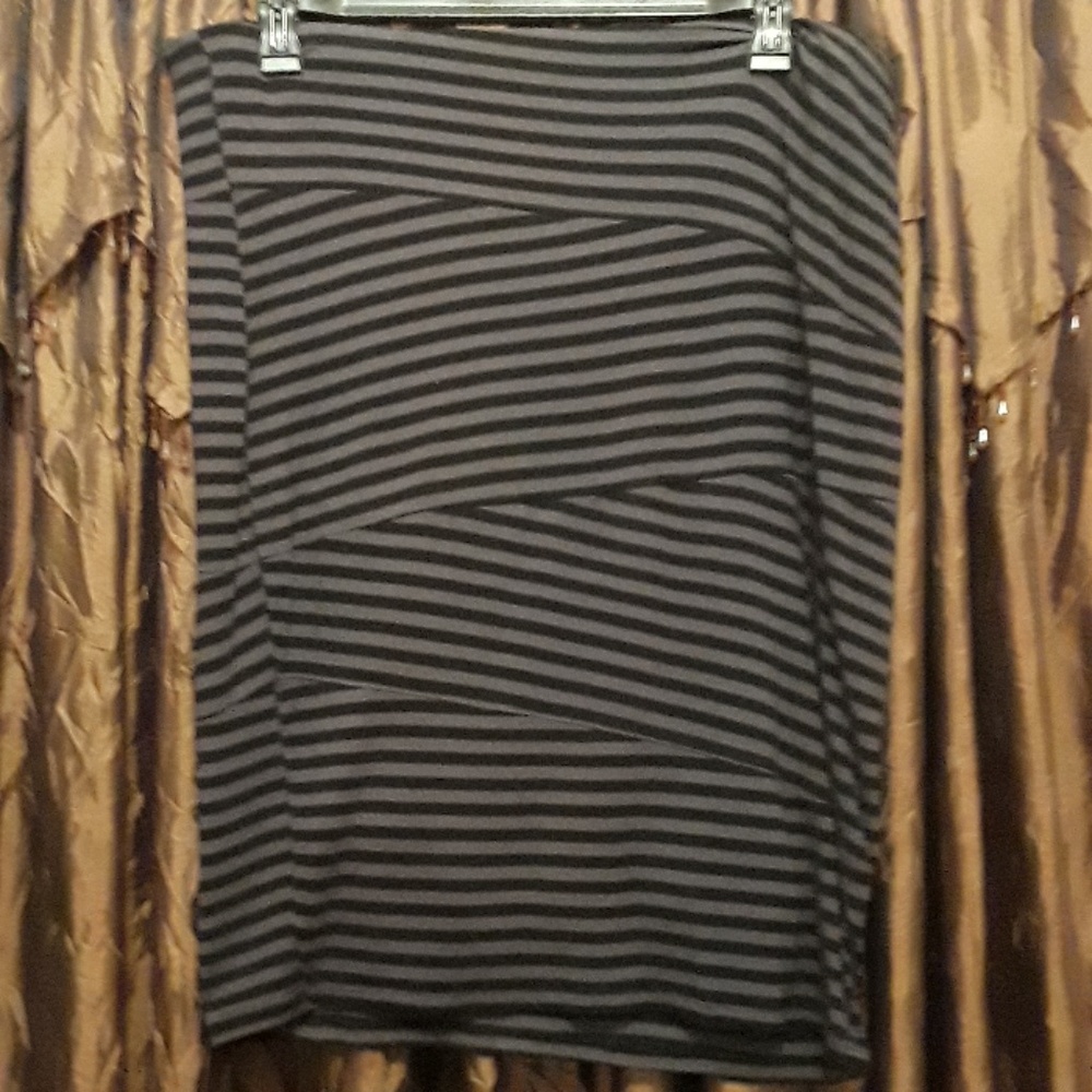 Black and grey skirt
