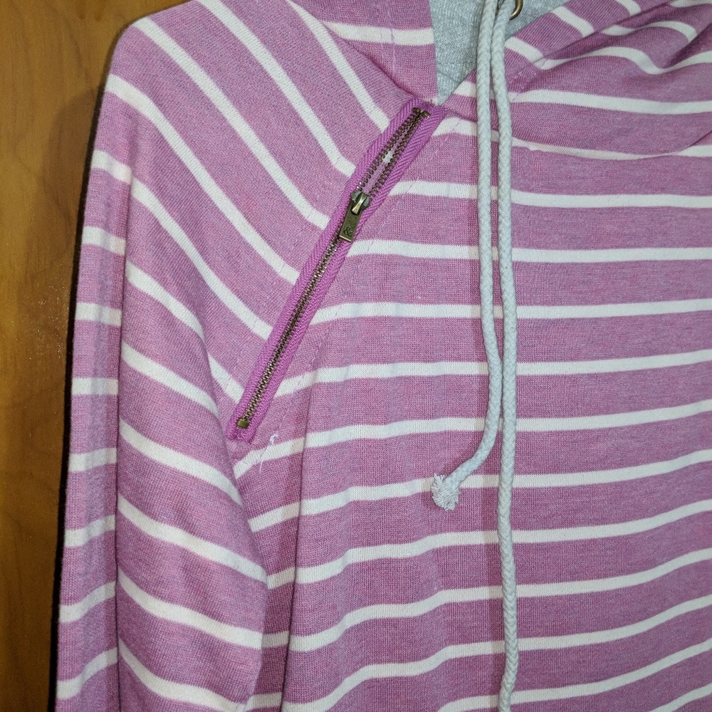 Double Hooded Hoodie - Magenta