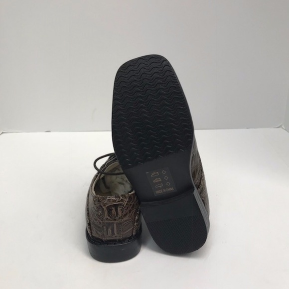 Jimi Jaymz Shoes Little Boy Brown Dress Shoes With Laces Jimi Jaymz