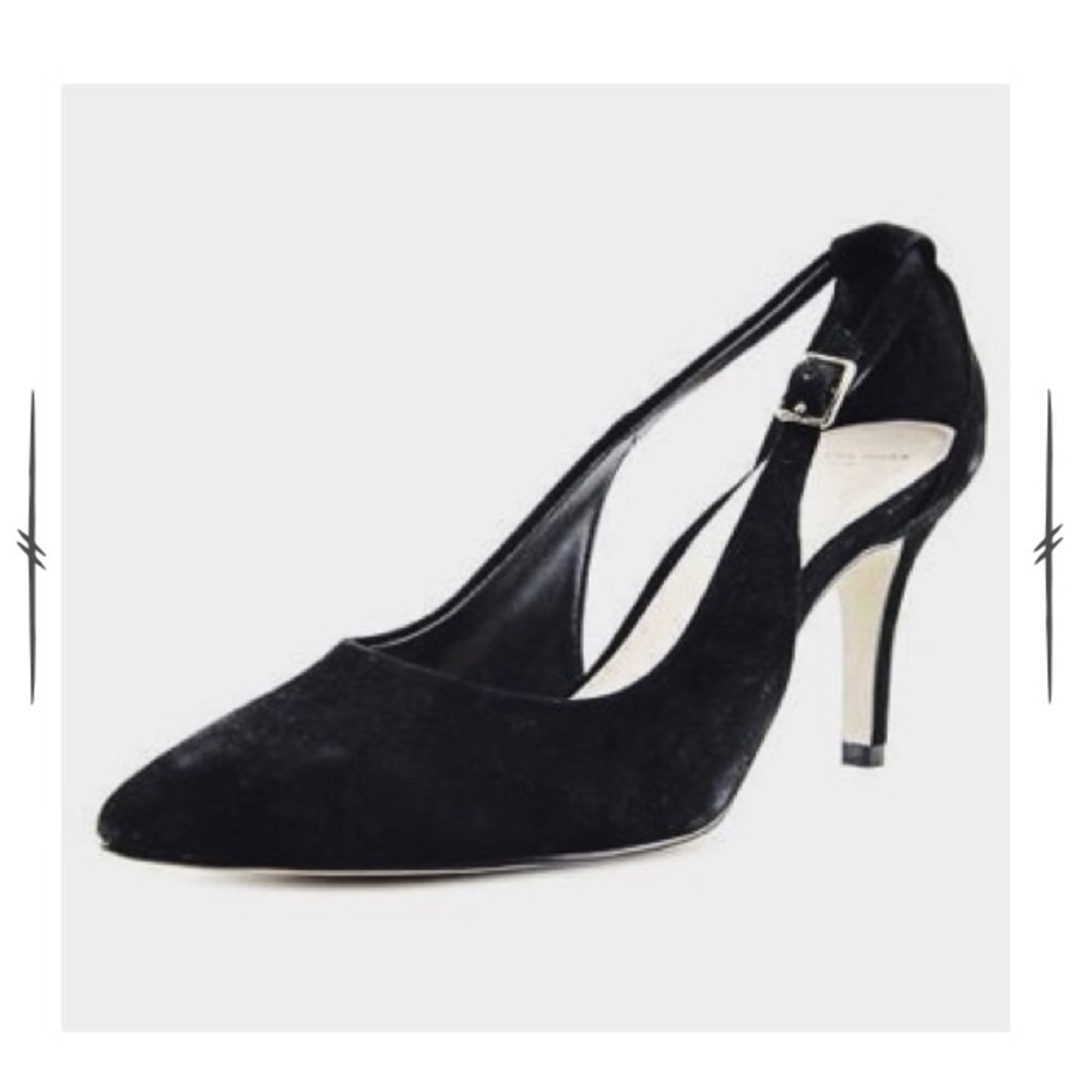 Cole Haan Kyle II Cutout Suede Heels