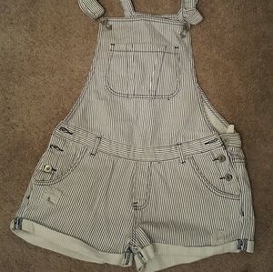 denim overalls shorts