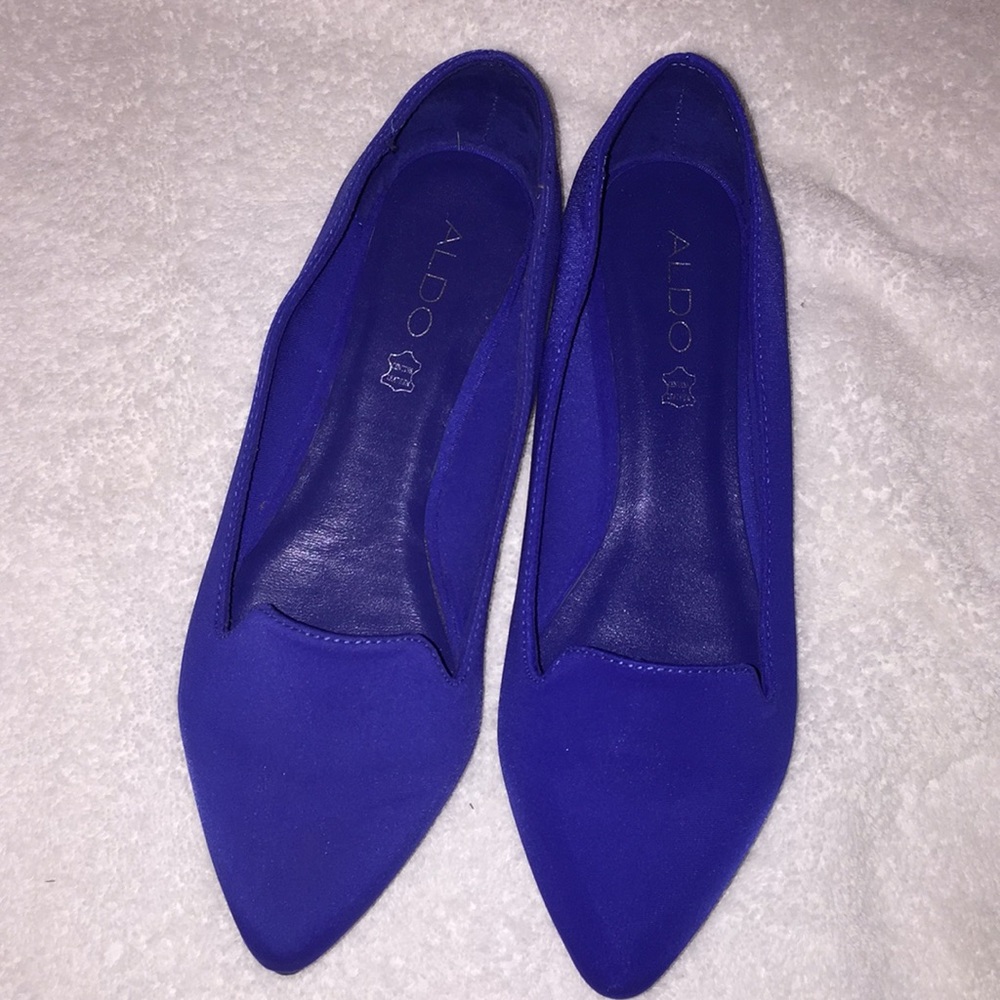 Royal Blue Aldo Flats