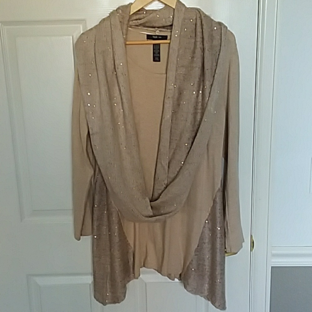 Style & Co. sweater with scarf NWOT