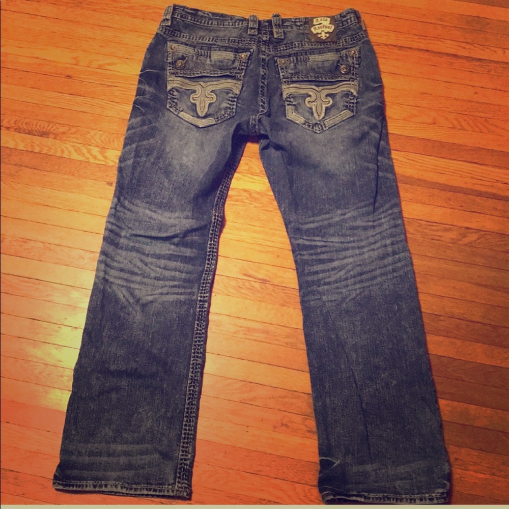 Men’s Rock Revival jeans from Buckle
