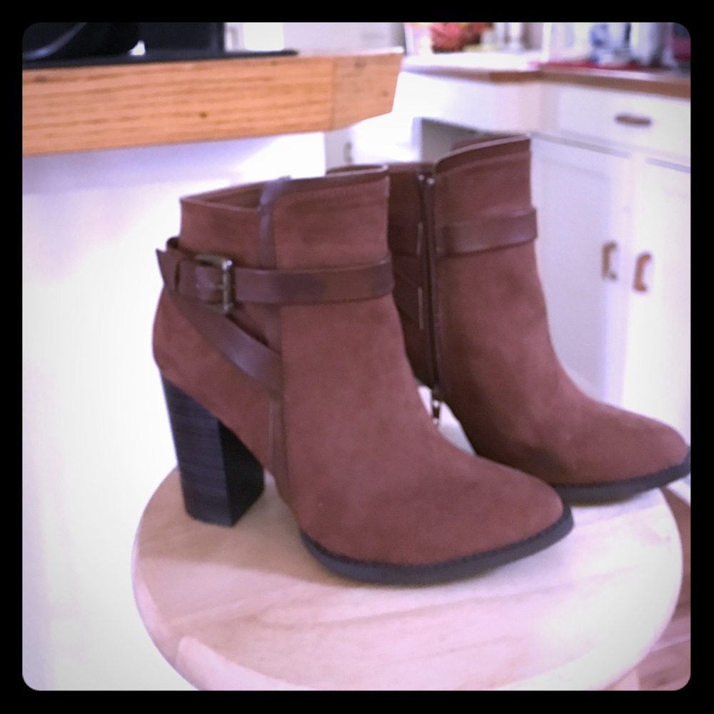 Brown booties!