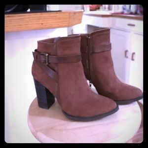 Brown booties!