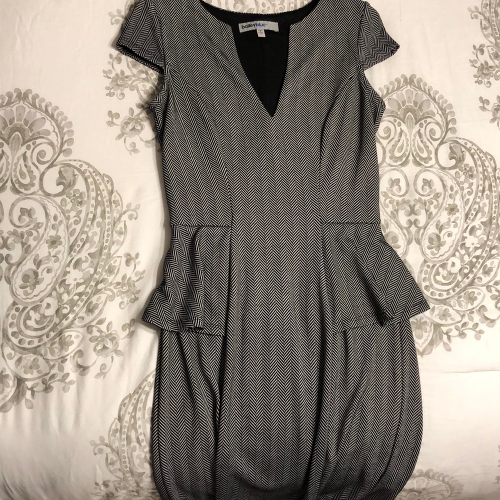 Work Casual Peplum Dress