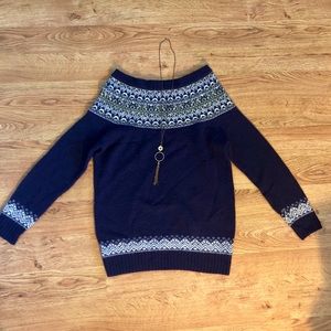 Off the shoulder EXPRESS sweater