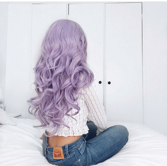 Lilac Purple Beauty Lacefront Wig22-26 inches main image 8
