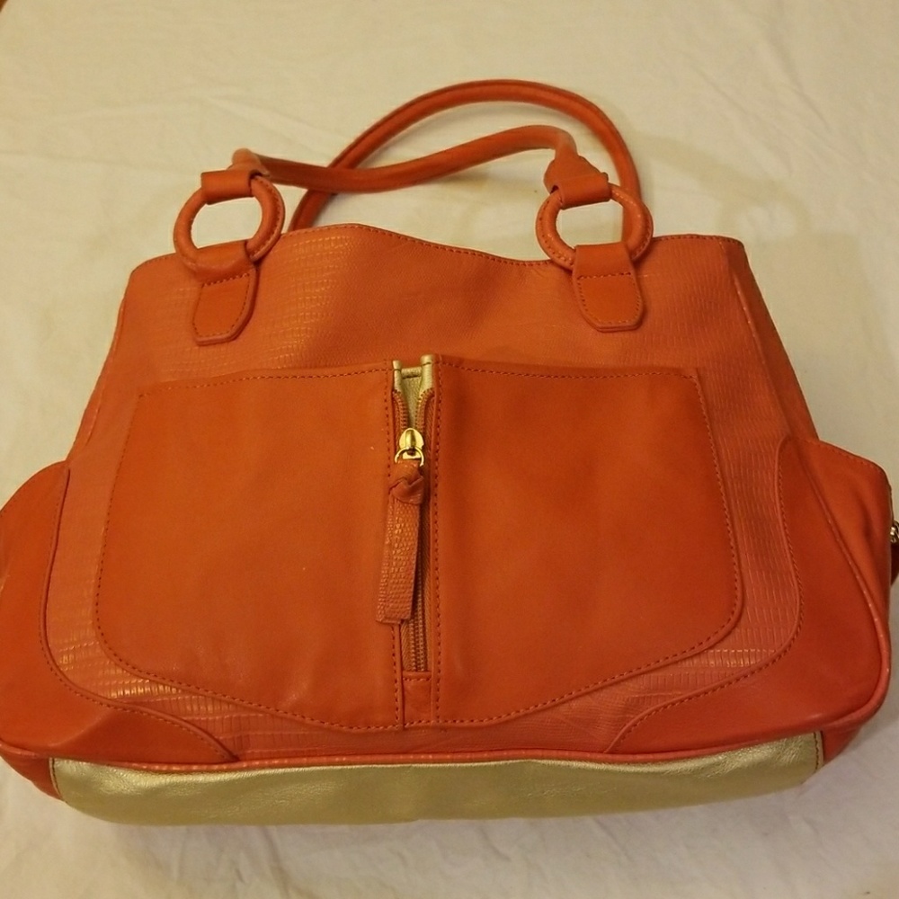 Chi by Falchi Orange Leather Bag REDUCED