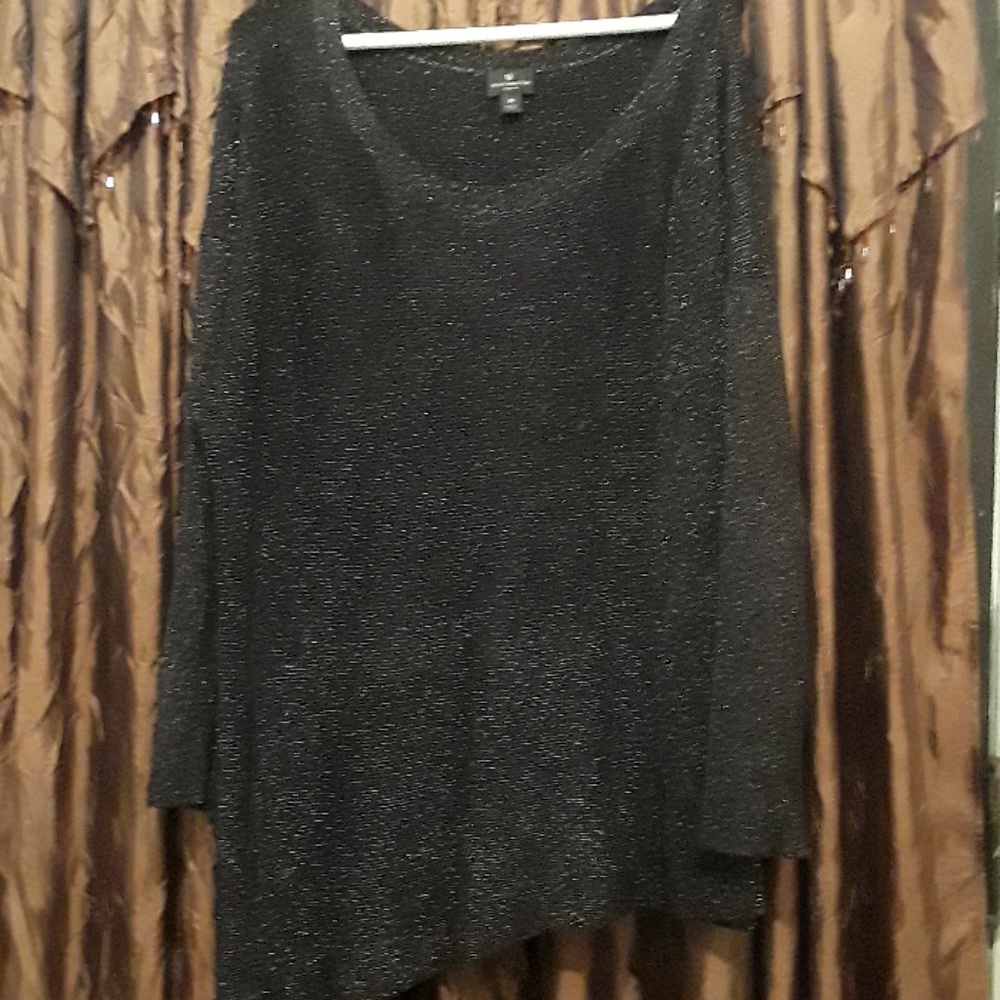 Worthington black and gold sweater