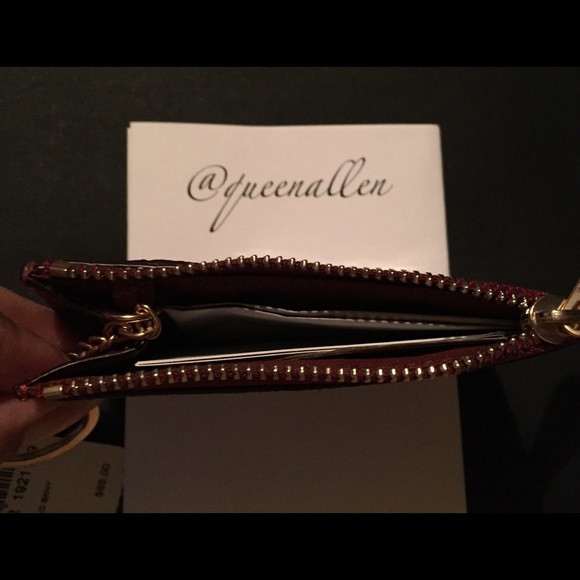 🍒Coach Mini ID Case- Metallic Cherry🍒 - Picture 6 of 8