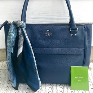 FINAL SALE Kate Spade Purse (Navy) Large