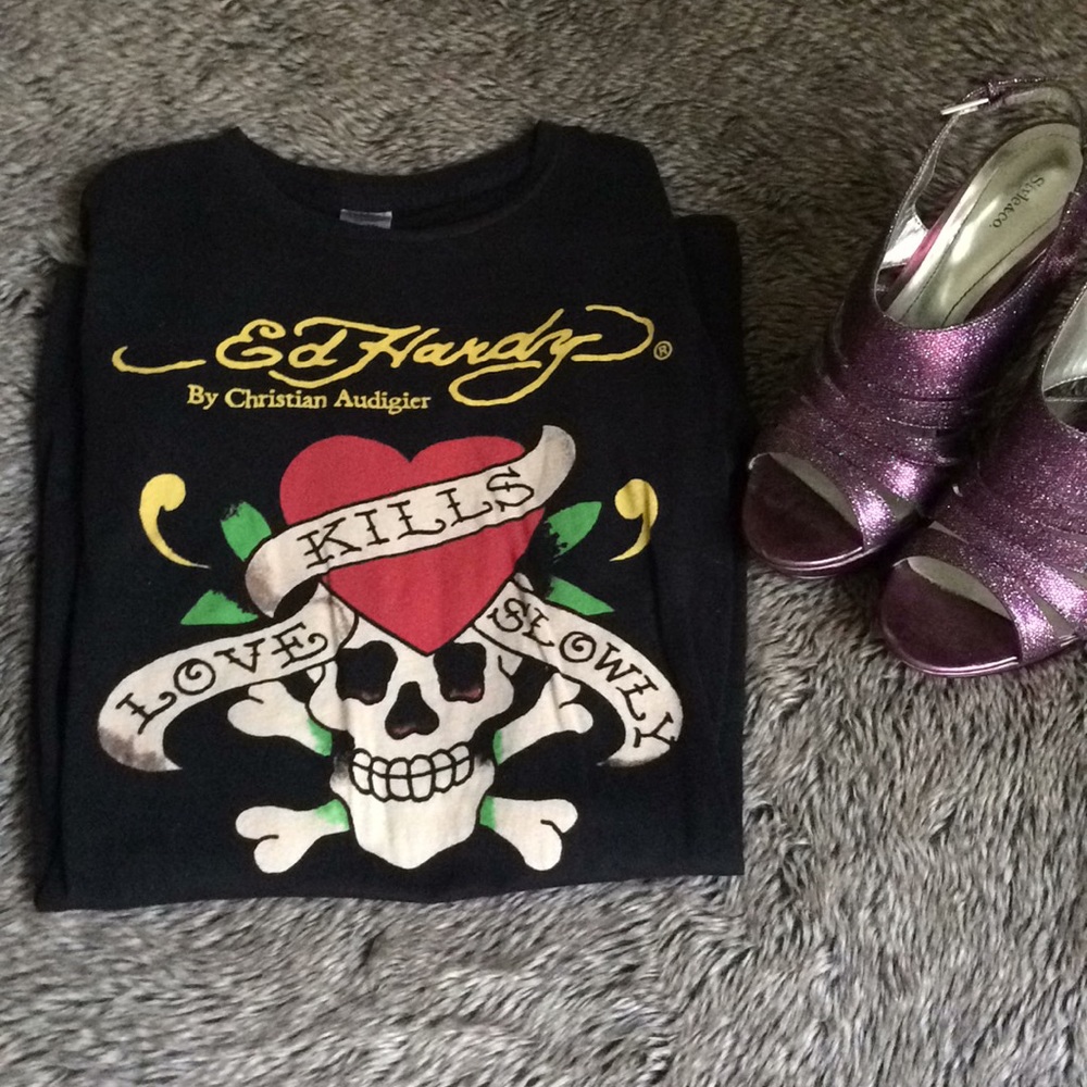Ed Hardy tee shirt dress