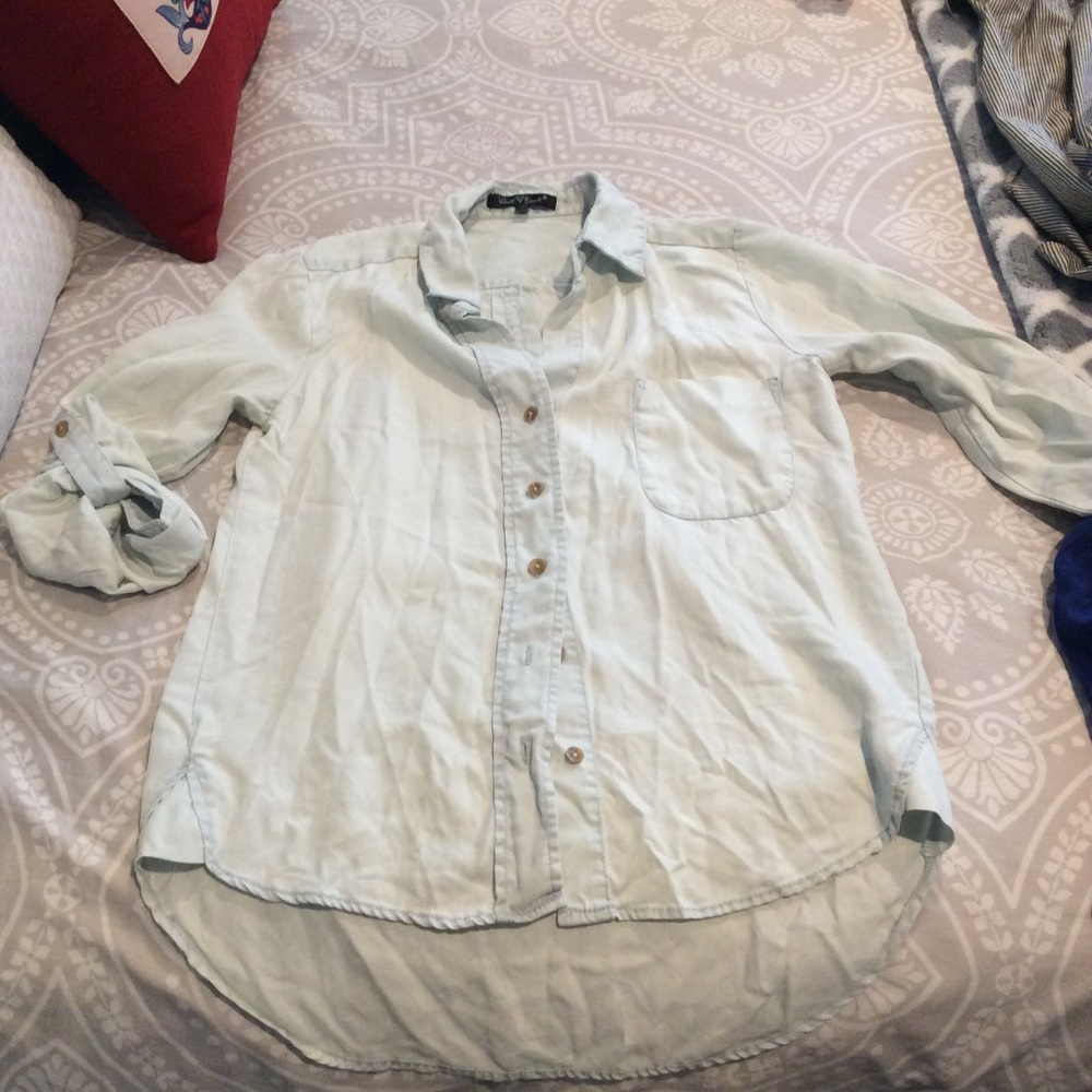 Jean button up