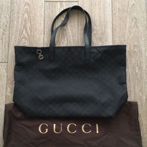 Gucci large tote in black