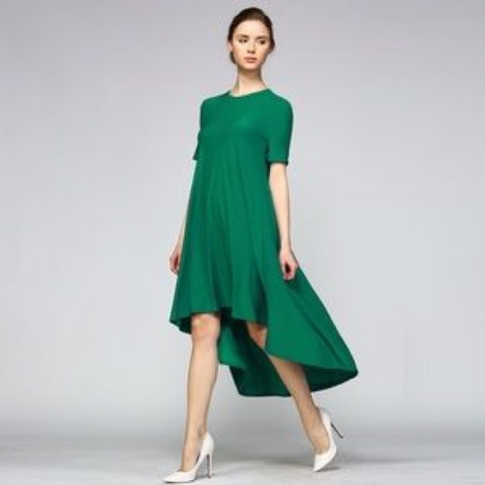 Emerald High Low Dress