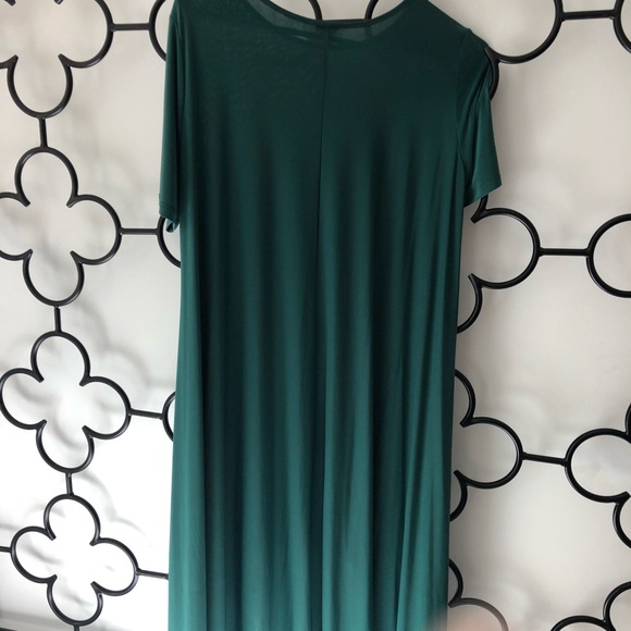 Emerald High Low Dress - Picture 4 of 6