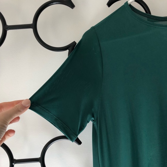 Emerald High Low Dress - Picture 3 of 6