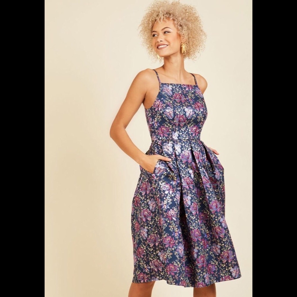ModCloth Ritz and Wisdom Midi Dress