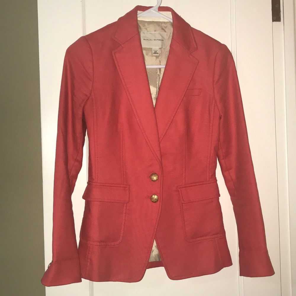 Beautiful coral academy blazer