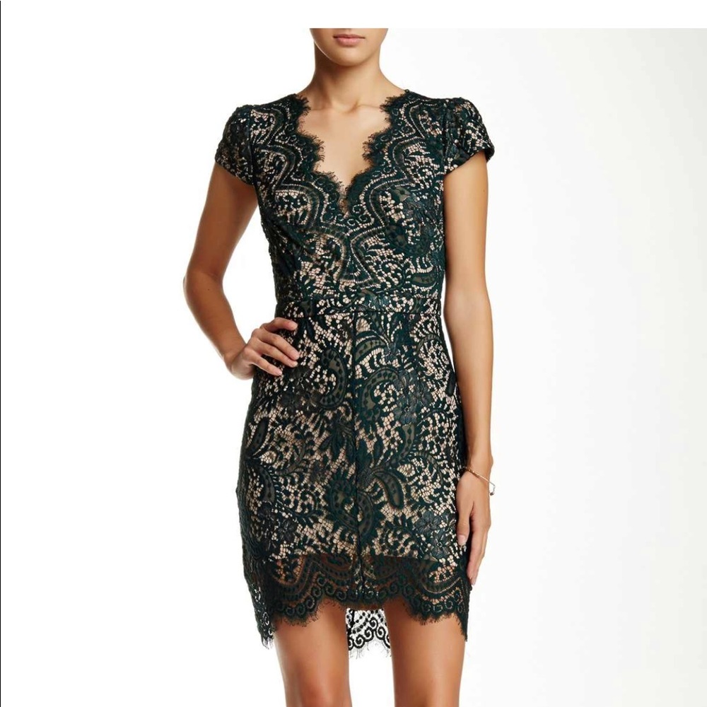 Sexy Lace Dress -green