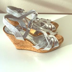 Gianni Bini Silver Wedges