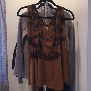Free People tie-dye tank top