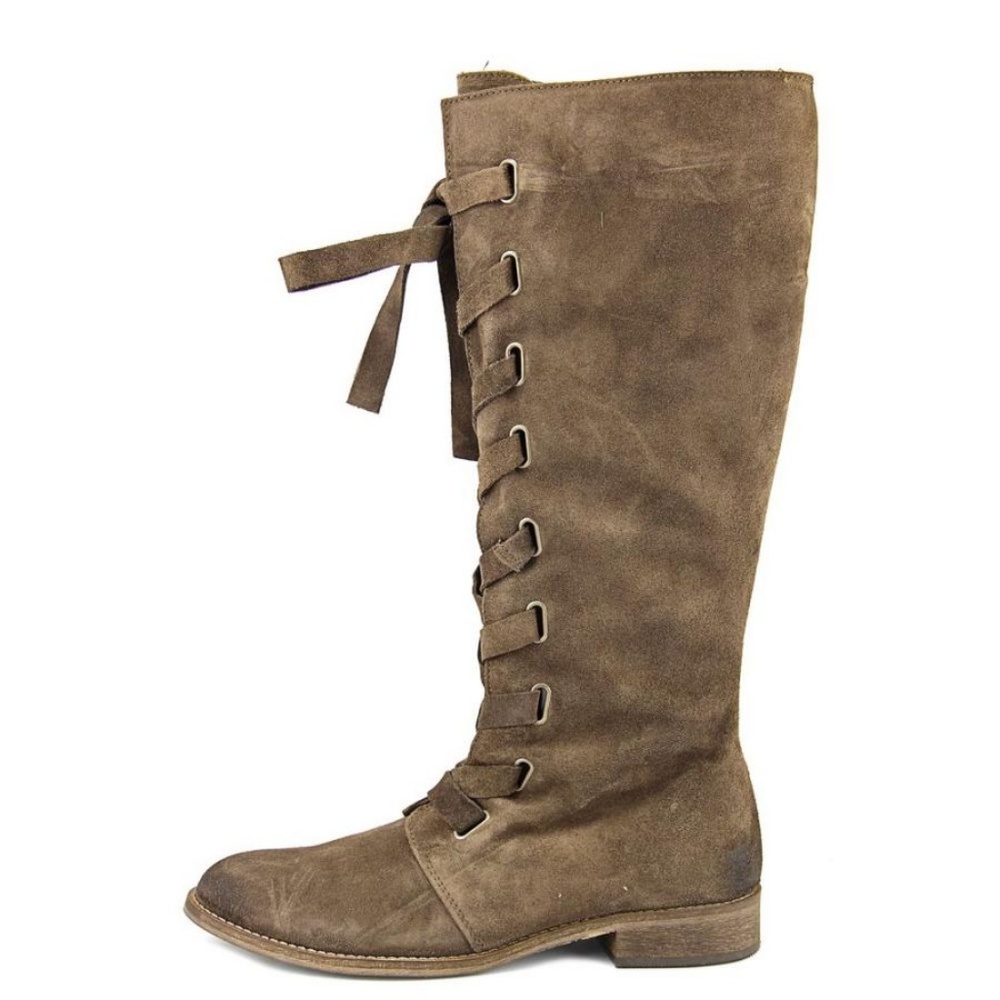 ‼️SOLD‼️ Anthropologie MTNG Serraje Lace Up Knee - Picture 2 of 8