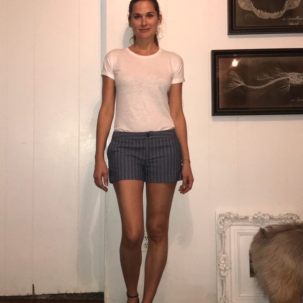 Pinstripe shorts