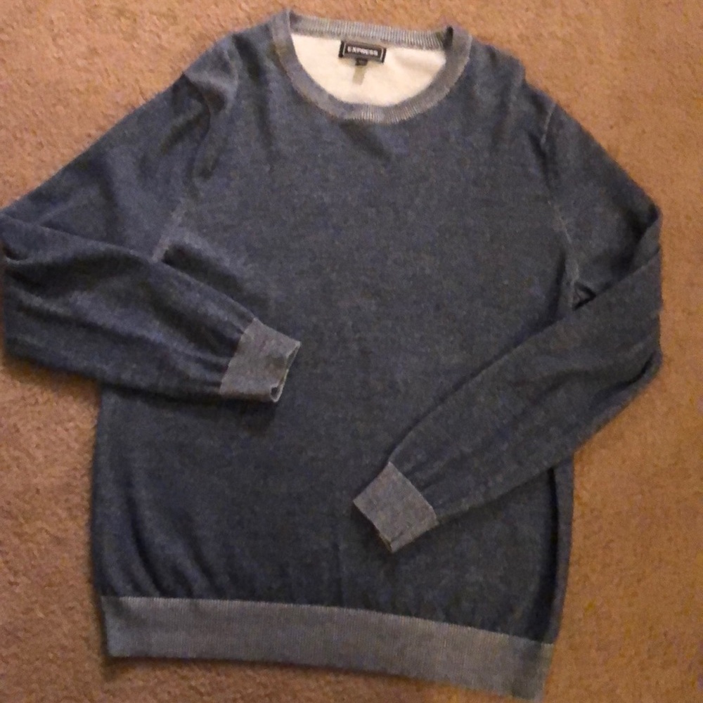 Heather Blue Men’s Sweater