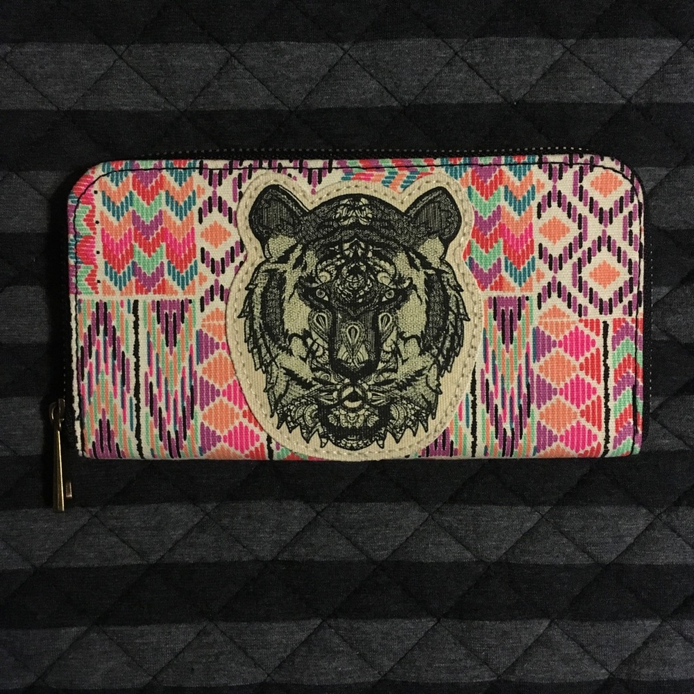 FREE WITH ANY PURCHASE Colorful Tiger Wallet